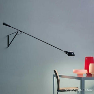 Flos - Minimalist Long Arm Wall Lamp with Socket