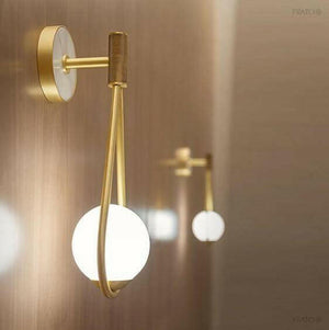 Arthur - Glass ball Sconce Wall Lights | Bright & Plus.