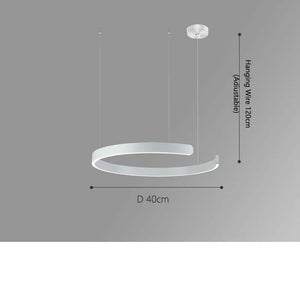 Gtoz - Chandelier Ring LED Modern Minimalist