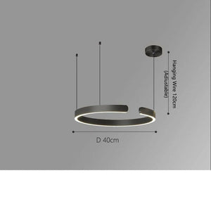 Gtoz - Chandelier Ring LED Modern Minimalist