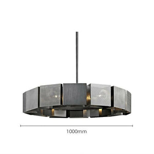 Industrial Style Black Metal Ceiling Chandelier