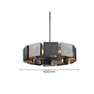 Industrial Style Black Metal Ceiling Chandelier