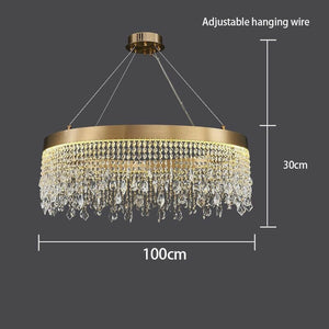 Liv - Nordic Chandelier Circle LED Gold