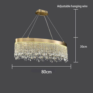 Liv - Nordic Chandelier Circle LED Gold