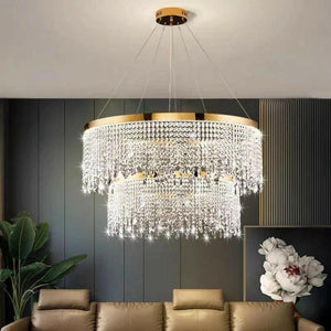 Liv - Nordic Chandelier Circle LED Gold