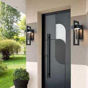 Mcphil - Black Stainless Steel Outdoor Wall Light