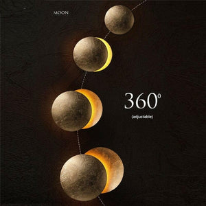 Moons - Solar Eclipse Moon Wall Lamp