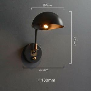 Olson - Vintage Retro Copper Wall Lamp