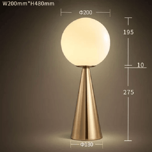 Quinn - Cone Table Lamp | Bright & Plus.