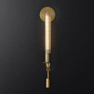 Retro LED Wall Light with Cylindrical Lampshade