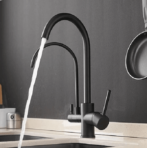 Sibella - Deck Mount Double Crane Faucet | Bright & Plus.