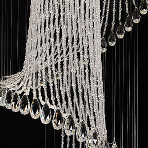 Skol - Modern Spiral Crystal Staircase Ceiling Lamp