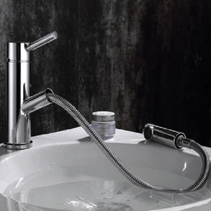 Square Crane Hose Extend Faucet | Bright & Plus.