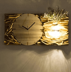 Tempo - Modern Wooden Clock & Vase | Bright & Plus.