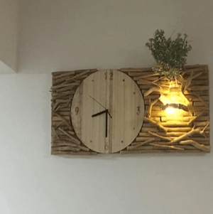 Tempo - Modern Wooden Clock & Vase | Bright & Plus.