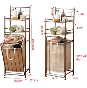 Theodore - Laundry Storage Shelves & Basket | Bright & Plus.