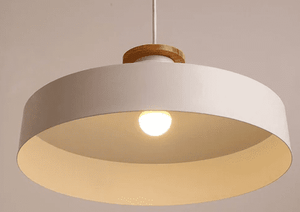 Tizia - Contrast Metal & Wood Pendant Lights