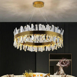 Tizio - Modern Crystal LED Chandelier