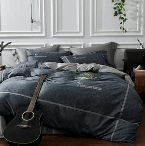 Tranquility Duvet Cover Set (Egyptian Cotton) | Bright & Plus.