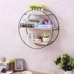 Tri - Three Tier Iron Frame Shelf | Bright & Plus.