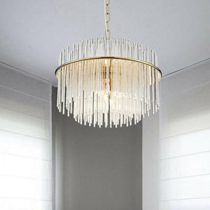 Trizia - Nordic Iron Glass Chandelier