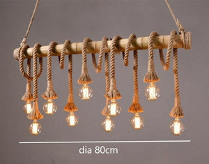 Vintage Rope Pendant Lights