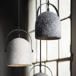 Visby Concrete Pendant Light | Bright & Plus.