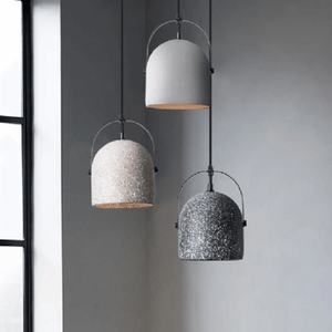 Visby Concrete Pendant Light | Bright & Plus.