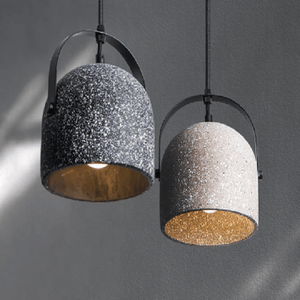 Visby Concrete Pendant Light | Bright & Plus.