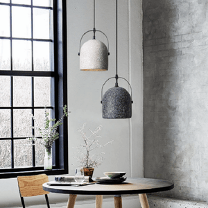 Visby Concrete Pendant Light | Bright & Plus.