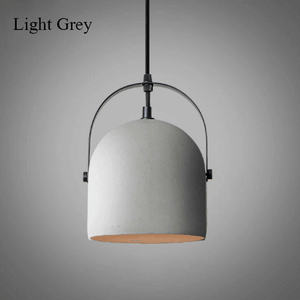 Visby Concrete Pendant Light | Bright & Plus.