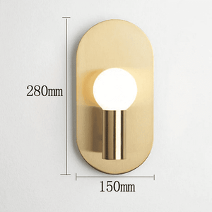 Wall Lamp Minimalist Gold Wall Hanging