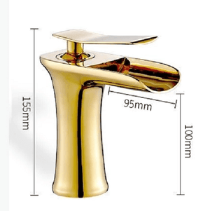 Waterfall Single Handle Basin Faucet | Bright & Plus.