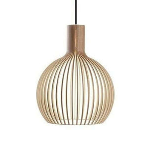 Bee - Wide Wood Birdcage Pendant Light Shade | Bright & Plus.