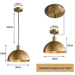 Wolfgang - Industrial Copper Pendant Lamp